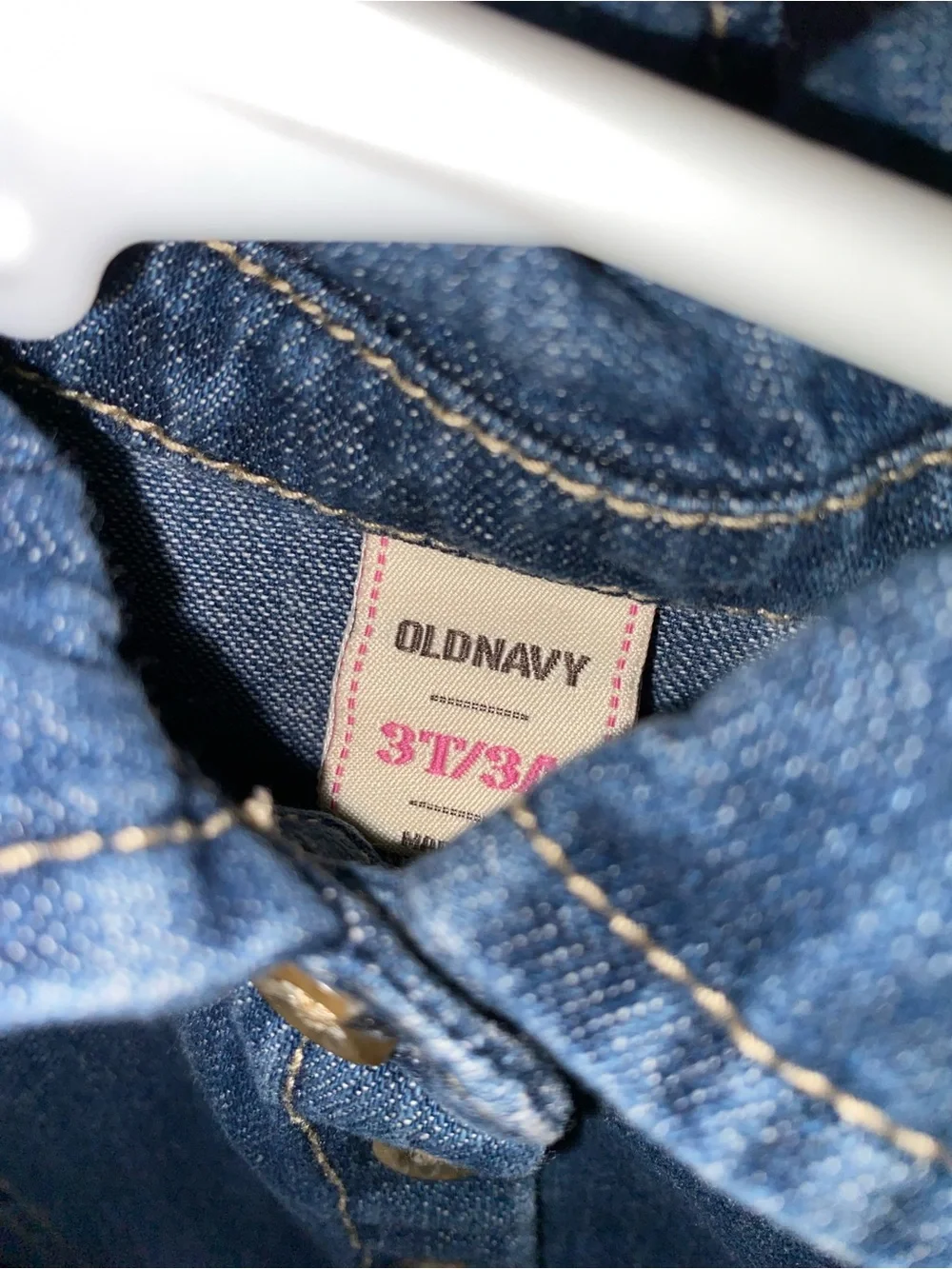 Old Navy Blue Denim Ruffle Dress Jacket for Girls